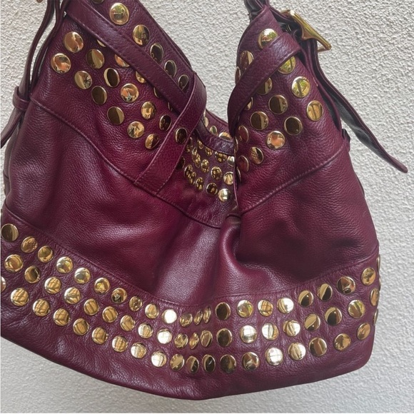Rebecca Minkoff Supernova Stud Devote - Purple (looks maroon) - Picture 3 of 8